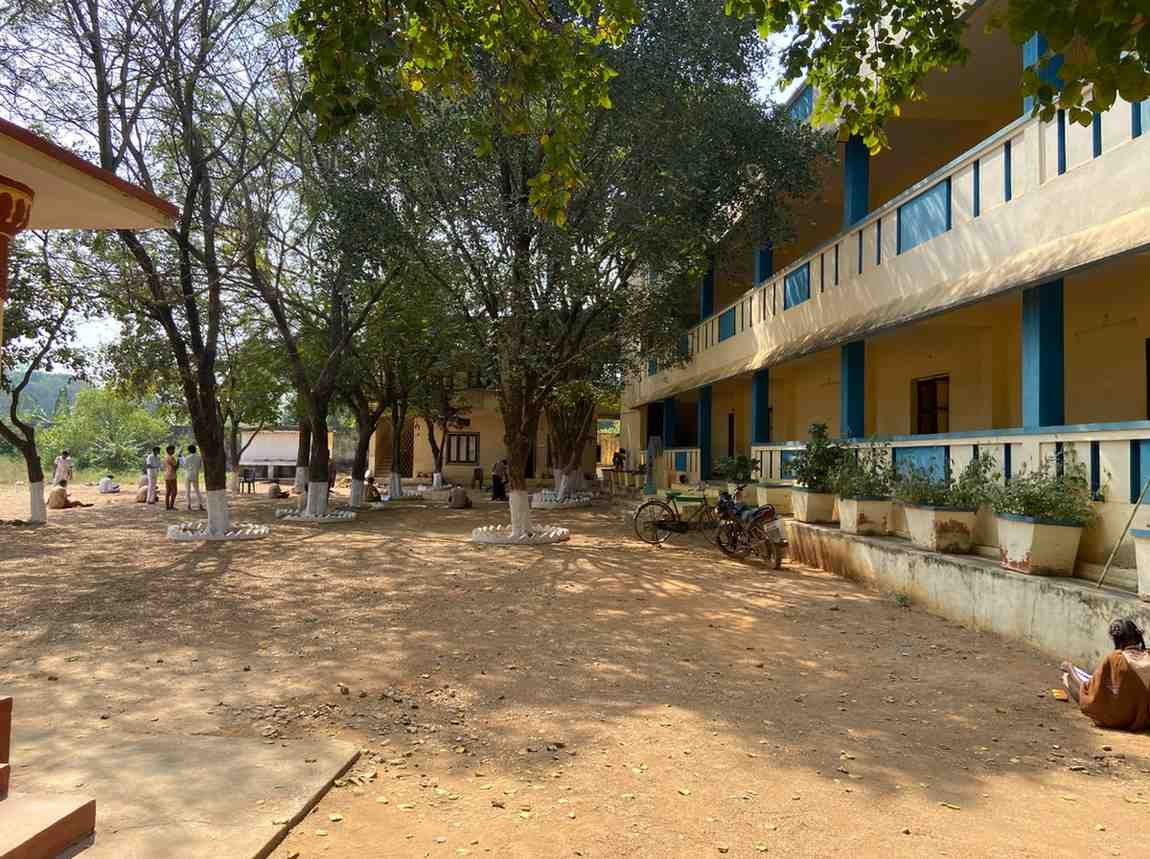 School building side view