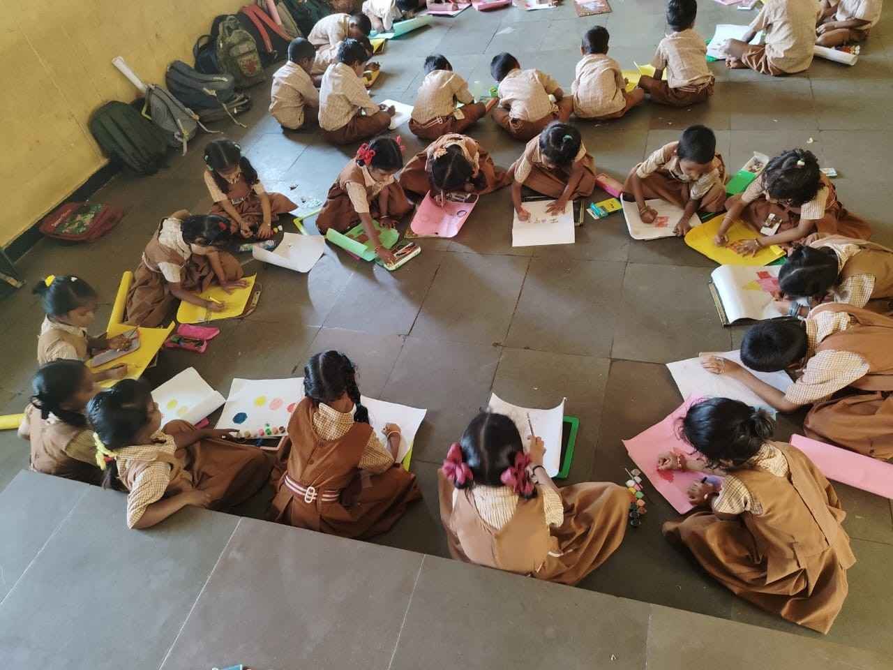 Craft and painting session